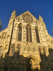 A picture of the outside of York Minster
