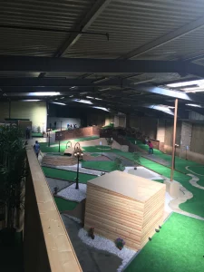 A picture of the Holy Molies Crazy Golf course in Skelton