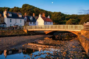 A picture of the bridge at Sandsend near Whitby