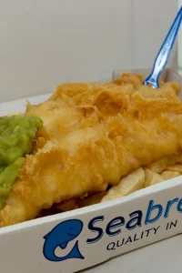 A Box of Fish and Chips From Redcar Seabreeze